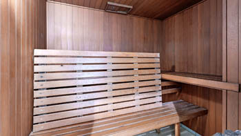 Private sauna in the 4 Bedroom Oceanfront Penthouse at ULTIQA Points North.
